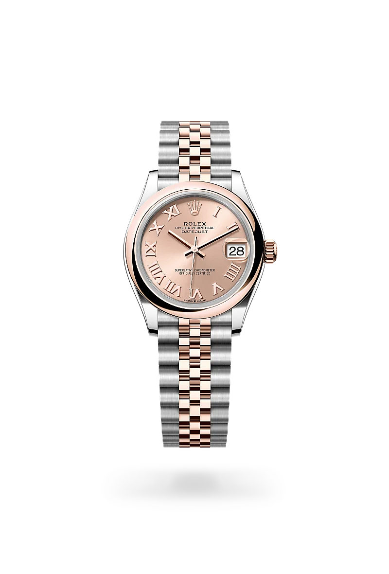 Rolex Datejust 31 in Oyster, 31 mm, Oystersteel and Everose gold
