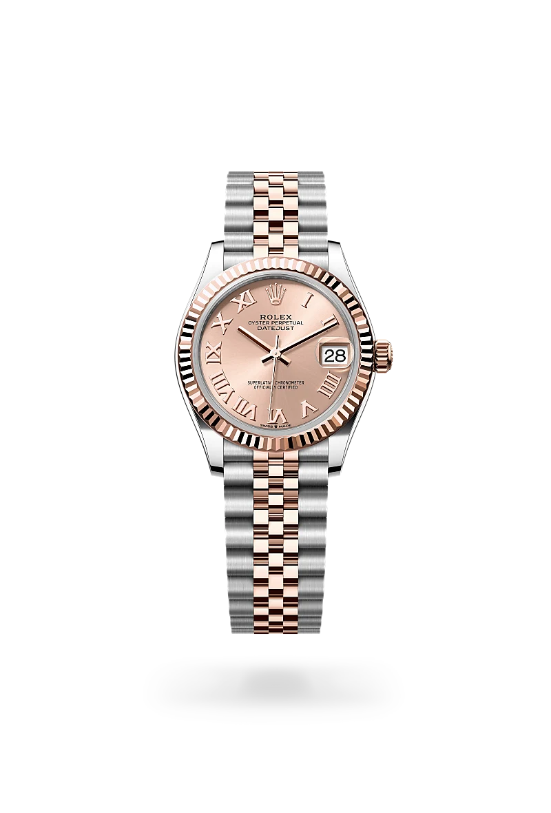 Rolex Datejust 31 in Oyster, 31 mm, Oystersteel and Everose gold