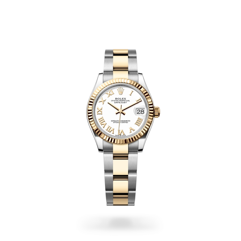 Rolex Datejust 31 in Oyster, 31 mm, Oystersteel and yellow gold