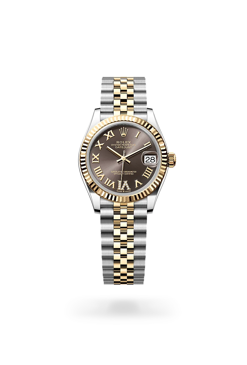 Rolex Datejust 31 in Oyster, 31 mm, Oystersteel and yellow gold