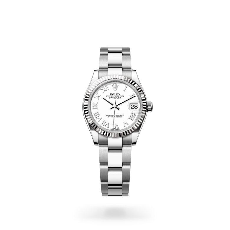Rolex Datejust 31 in Oyster, 31 mm, Oystersteel and white gold