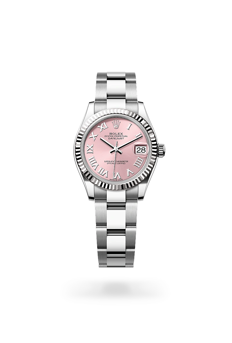 Rolex Datejust 31 in Oyster, 31 mm, Oystersteel and white gold