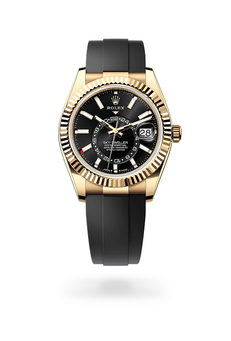 Rolex Sky-Dweller in Oyster, 42 mm, yellow gold