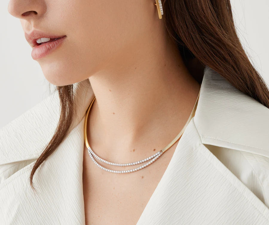 Marco Bicego 18k Yellow Gold Masai Diamond Necklace