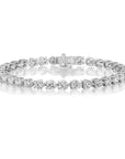 Brown & Co. 18k White Gold 8ct Diamond Tennis Bracelet