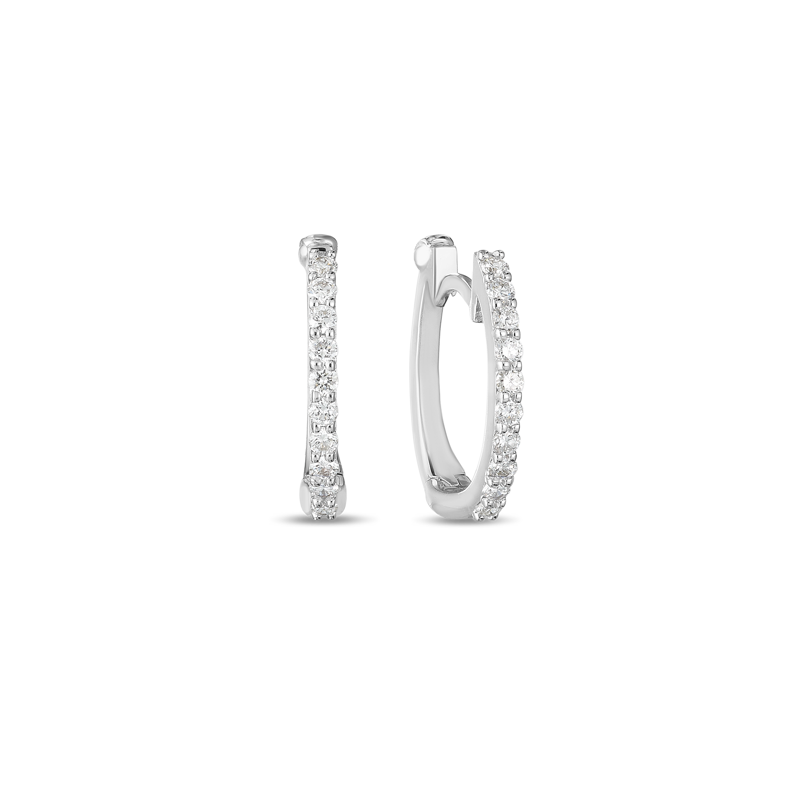 0401~Brass Pendant Earrings with Logo