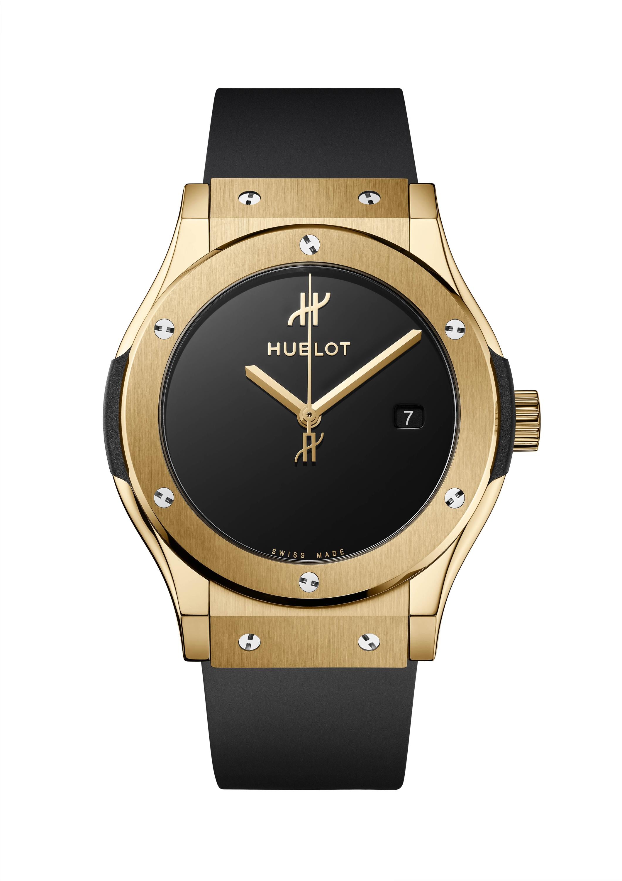 Hublot 18k Yellow Gold 42mm Automatic Classic Fusion Watch