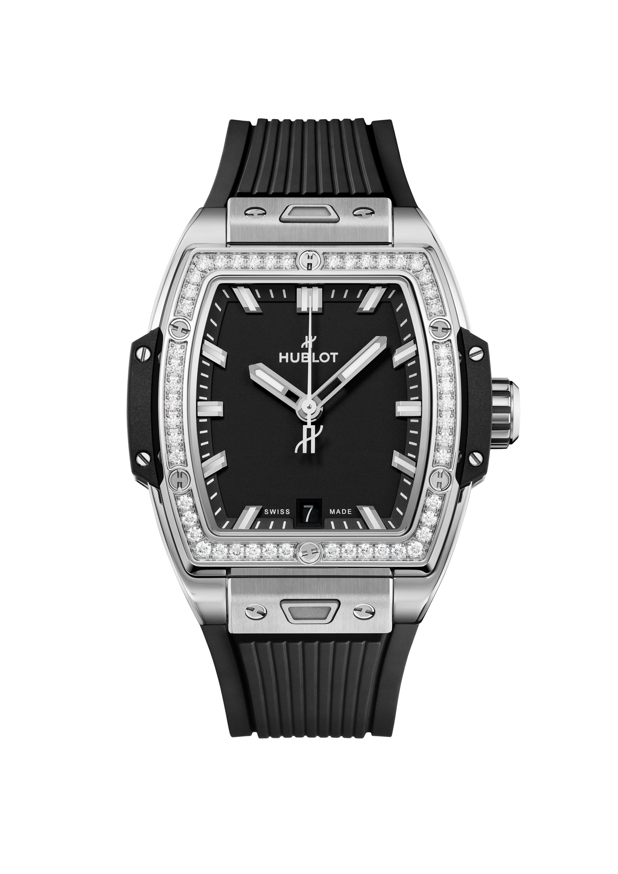 Hublot Titanium 39mm Automatic Big Bang Watch With Diamonds
