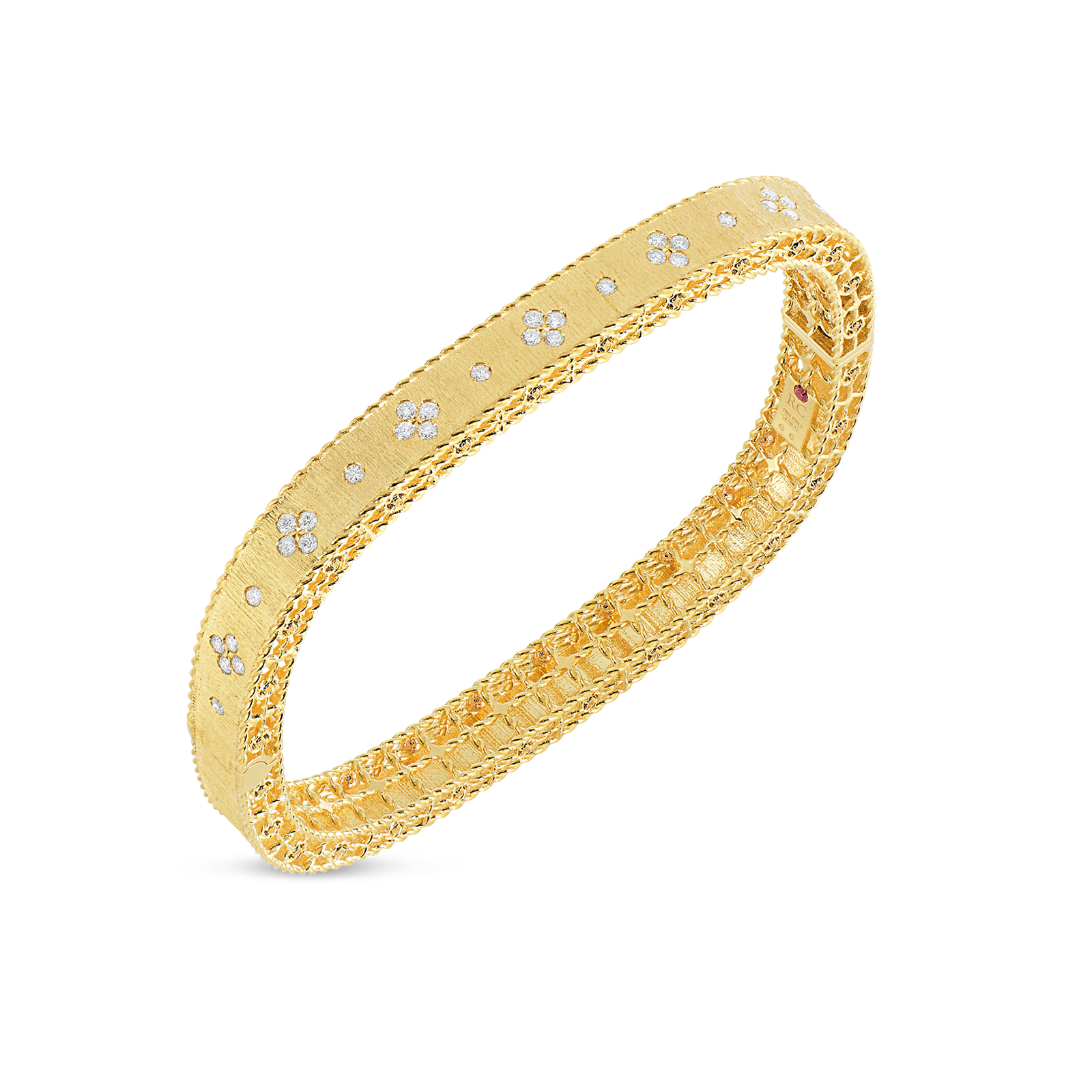 Roberto Coin 18k Yellow Gold Princess Diamond Bracelet