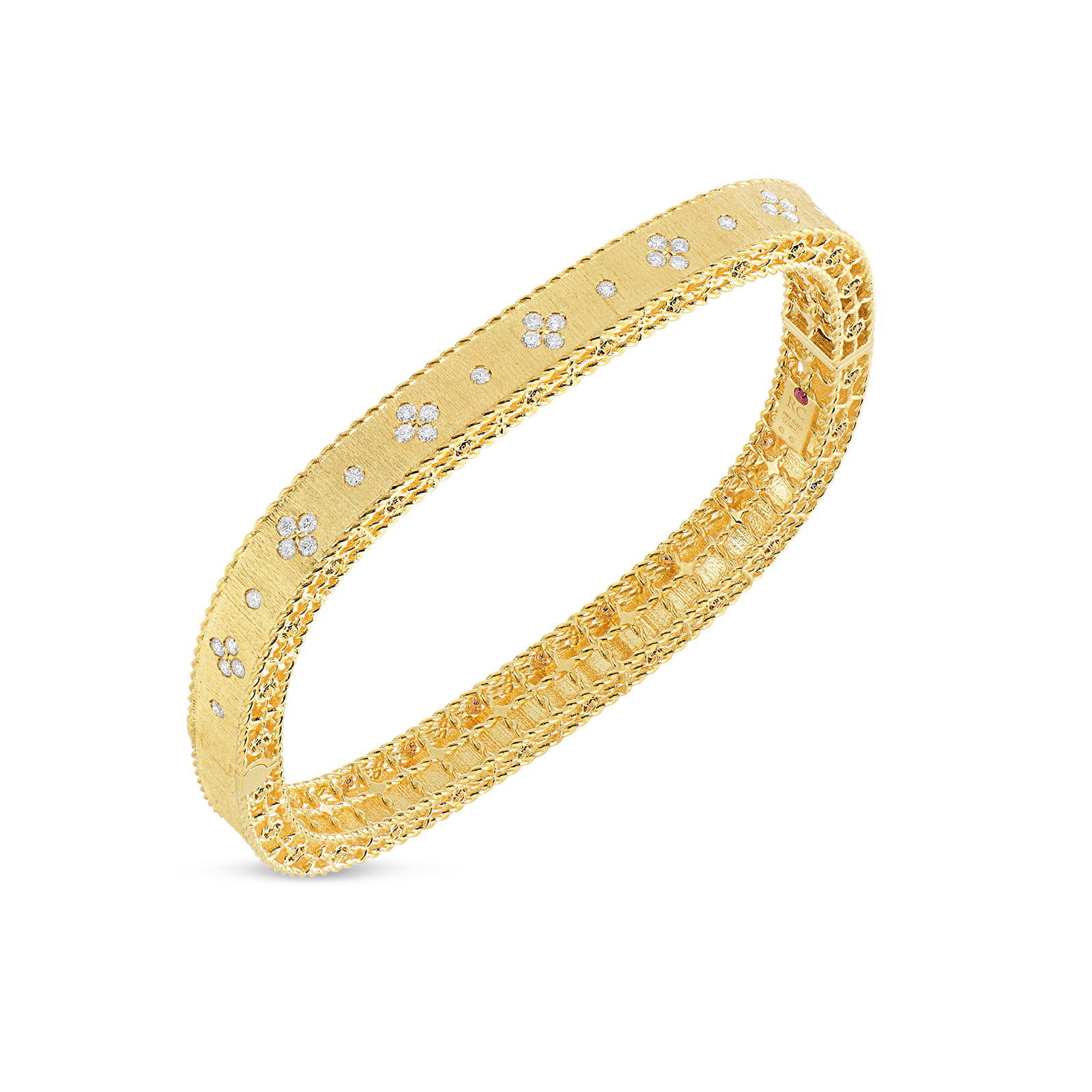 Roberto Coin 18k Yellow Gold Princess Diamond Bracelet
