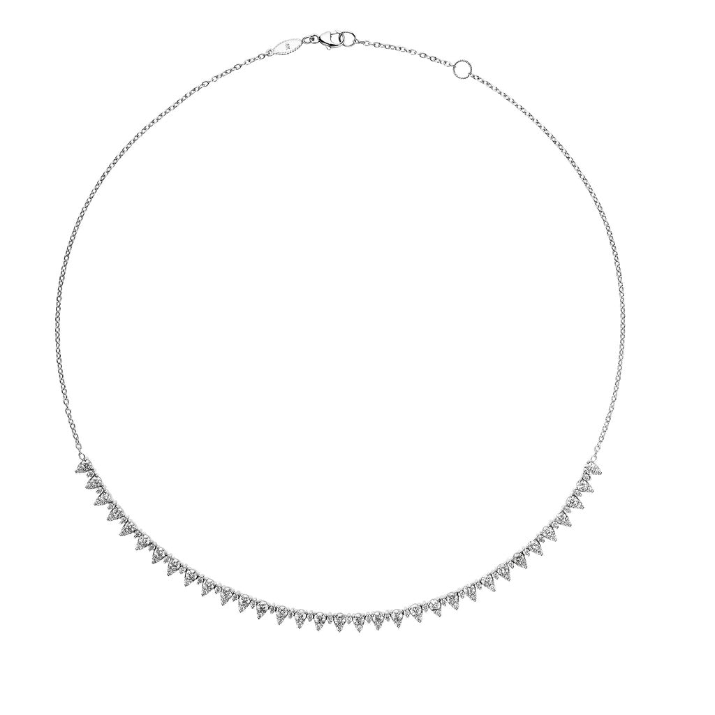 Penny Preville 18k White Gold Diamond Necklace