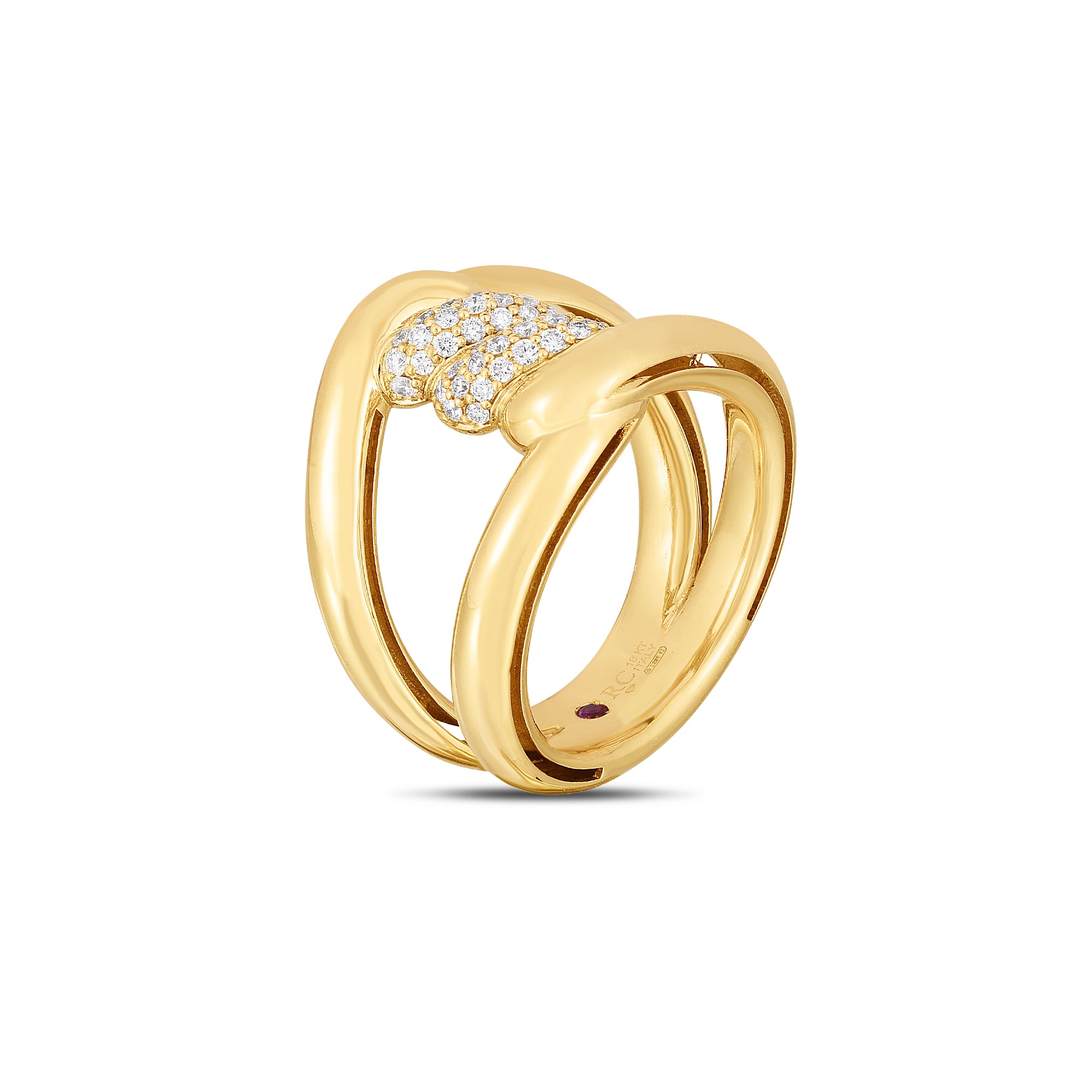 Roberto Coin 18k Yellow Gold Cialoma Diamond Ring
