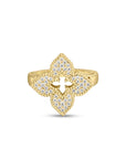 Roberto Coin 18k Yellow Gold Venetian Princess Diamond Ring