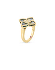 Roberto Coin 18k Yellow Gold Venetian Princess Colored Gemstone & Diamond Ring